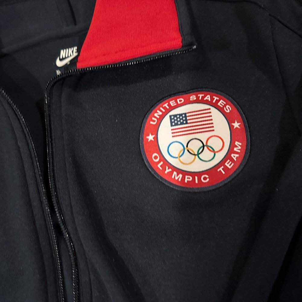 Nike Team USA Olympic Jacket - Navy and Red - Picture 3 of 5